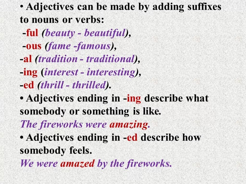 Прилагательные с ed и ing в английском языке. Adjectives Ending in -ed or -ing в английском. Ed ing adjectives list. Прилагательные на ed.