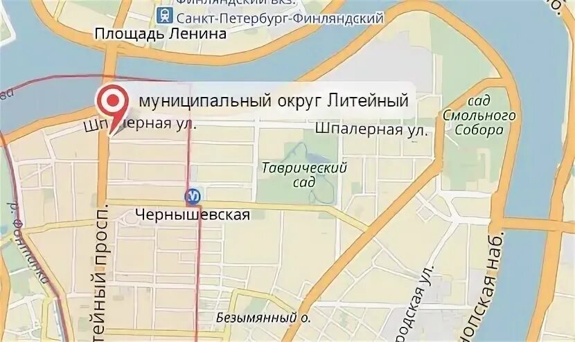 Литейный на карте санкт петербурга