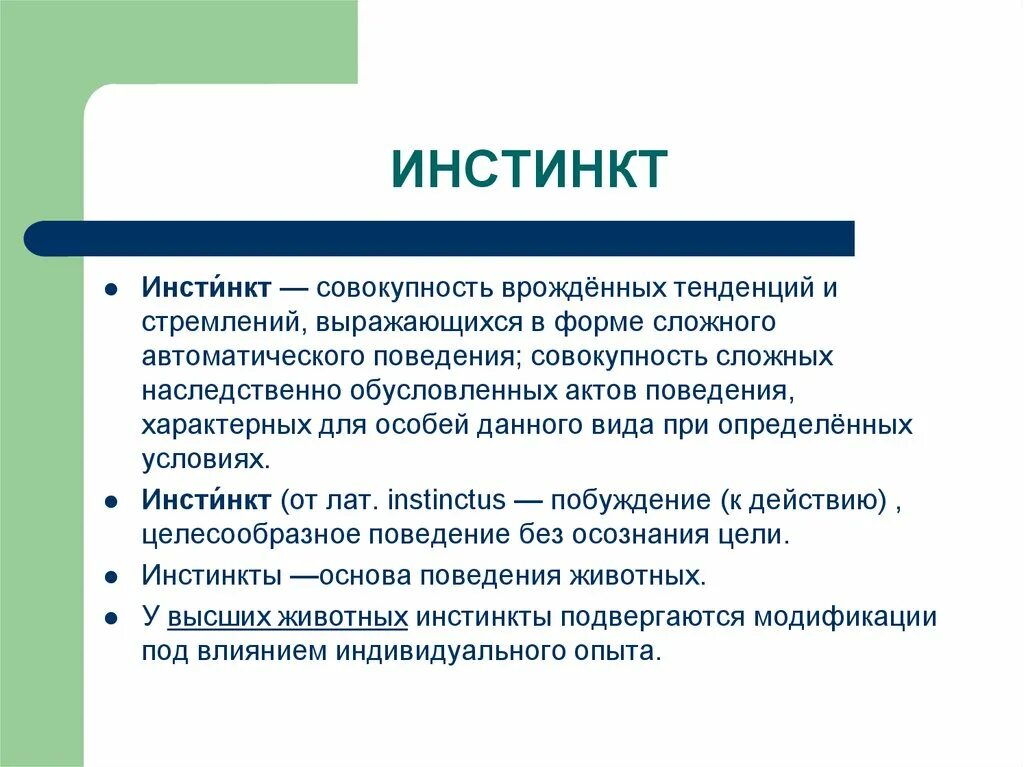 Инстинкт культуры