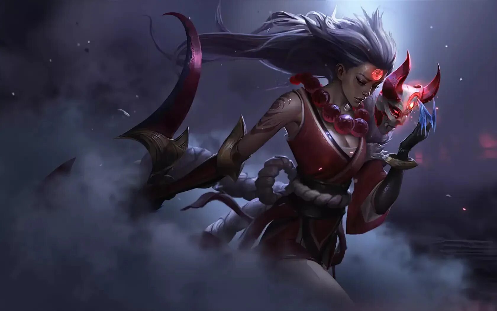 League legends animation. League of legends эвелин кровавая луна.