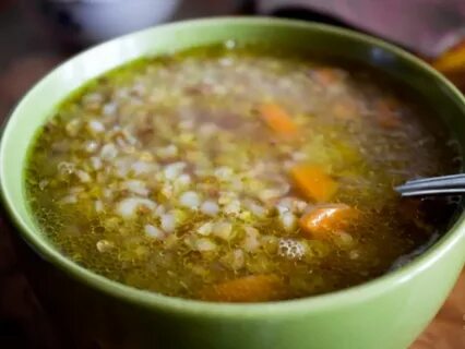 Суп из гречки с мясом