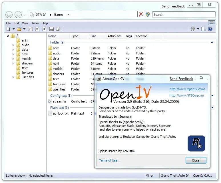 Установить openiv. Openiv. open 4. openiv team. games for windows - live.