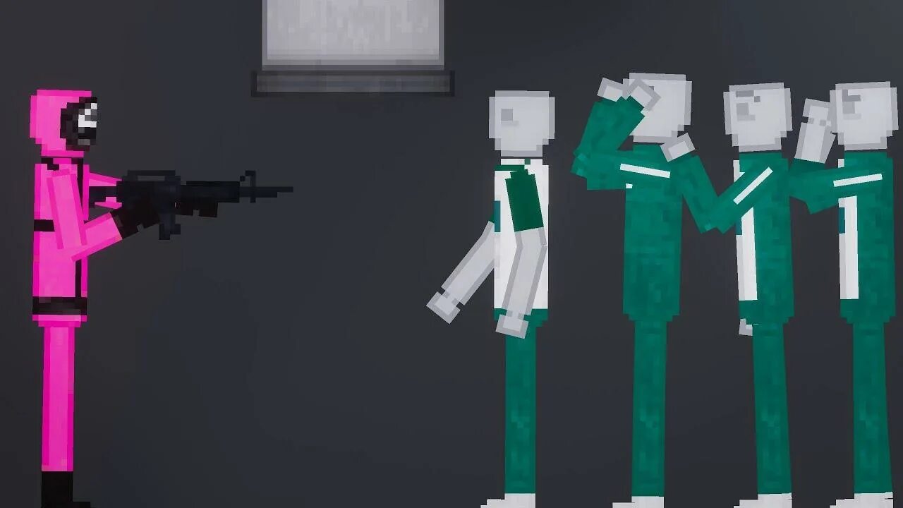 Игрок из игры в кальмара 01. Пипл плейграунд карта с водой. People playground squid game. Моды на пипл игра в кальмара. Frontman игра в кальмара.