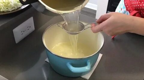 Как процедить бульон для супа