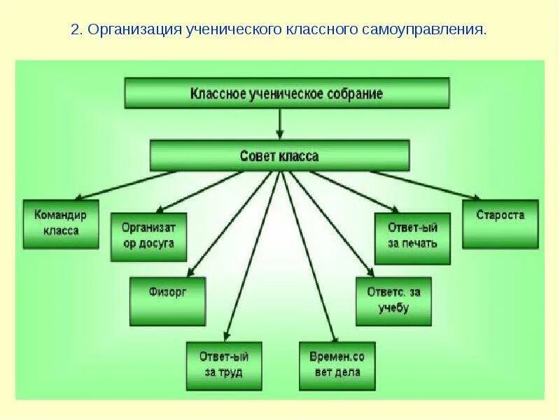 Организация ученического самоуправления. Модель самоуправления в классе. Схема самоуправления в классе. Органы самоуправления в школе.