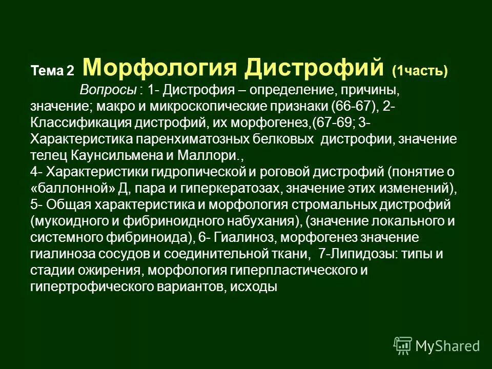 Морфология 2 процента