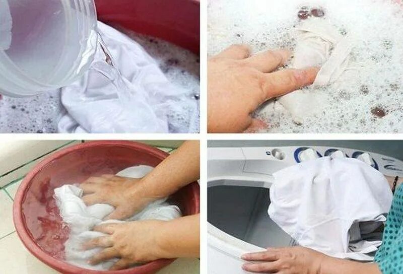 Как замочить белые вещи