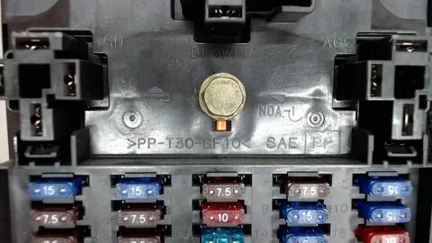 Предохранители ниссан примера р11