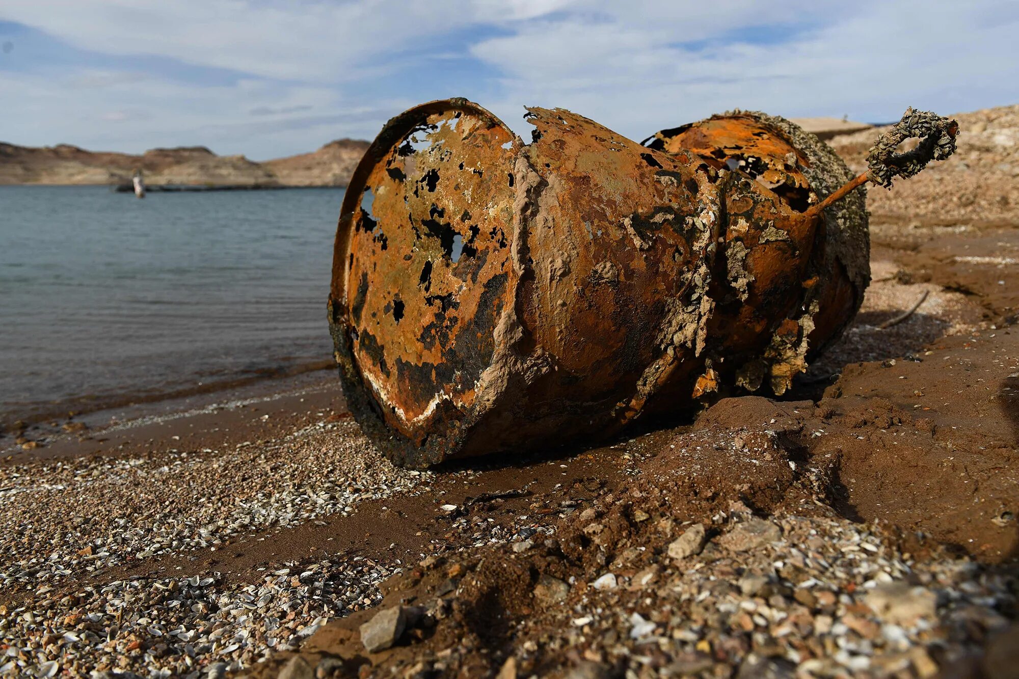 Most metals rust when they get wet