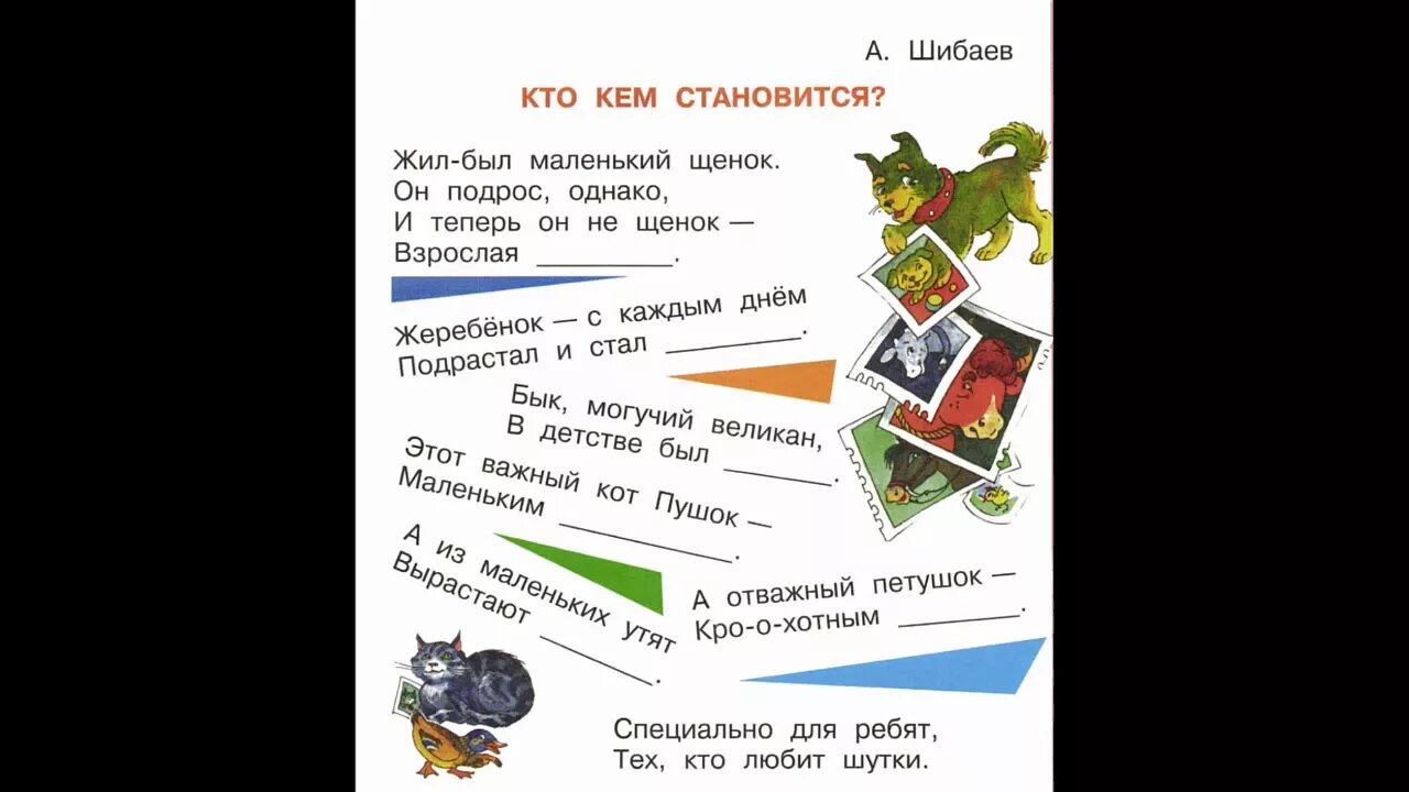 Кто кто в этой комнате живет. Кто кем становится Шибаев. Кто кем становится Шибаев стих. Стихотворение кто кем становится. Шибаев кто кем становится текст.