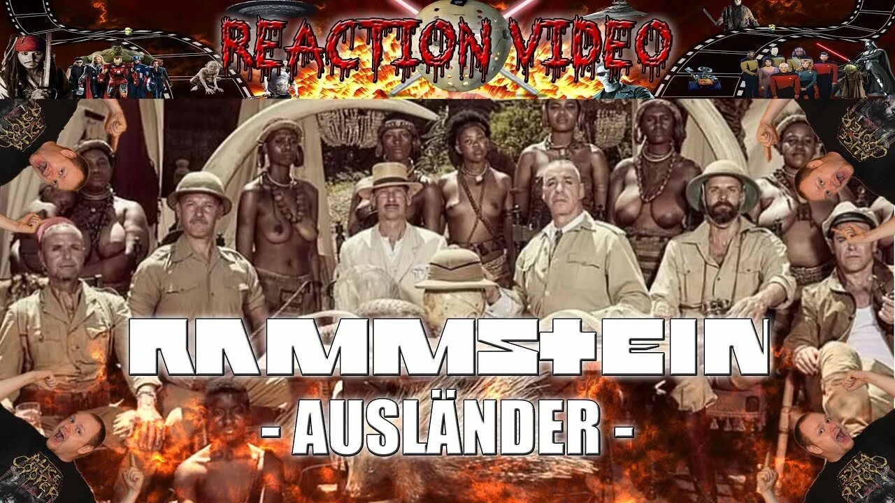 Ausländer Rammstein обложка. Rammstein Auslander клип. Рамштайн Ауслендер клип.