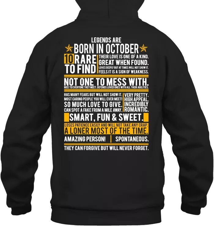 I was born on in. Legend was born in december.