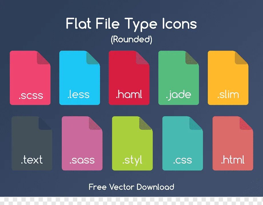 Flat file. Icon file Types. Типы Flat. Вид иконка.