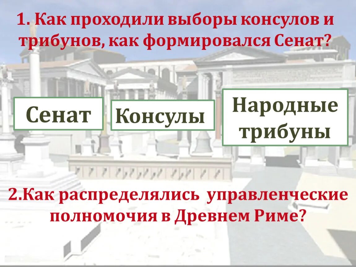 Место где выбирали консулов. Консулы и народные трибуны. Сенат в древнем Риме 5 класс. Консулы и трибуны в древнем Риме. Полномочия Сенат древнего Рима.