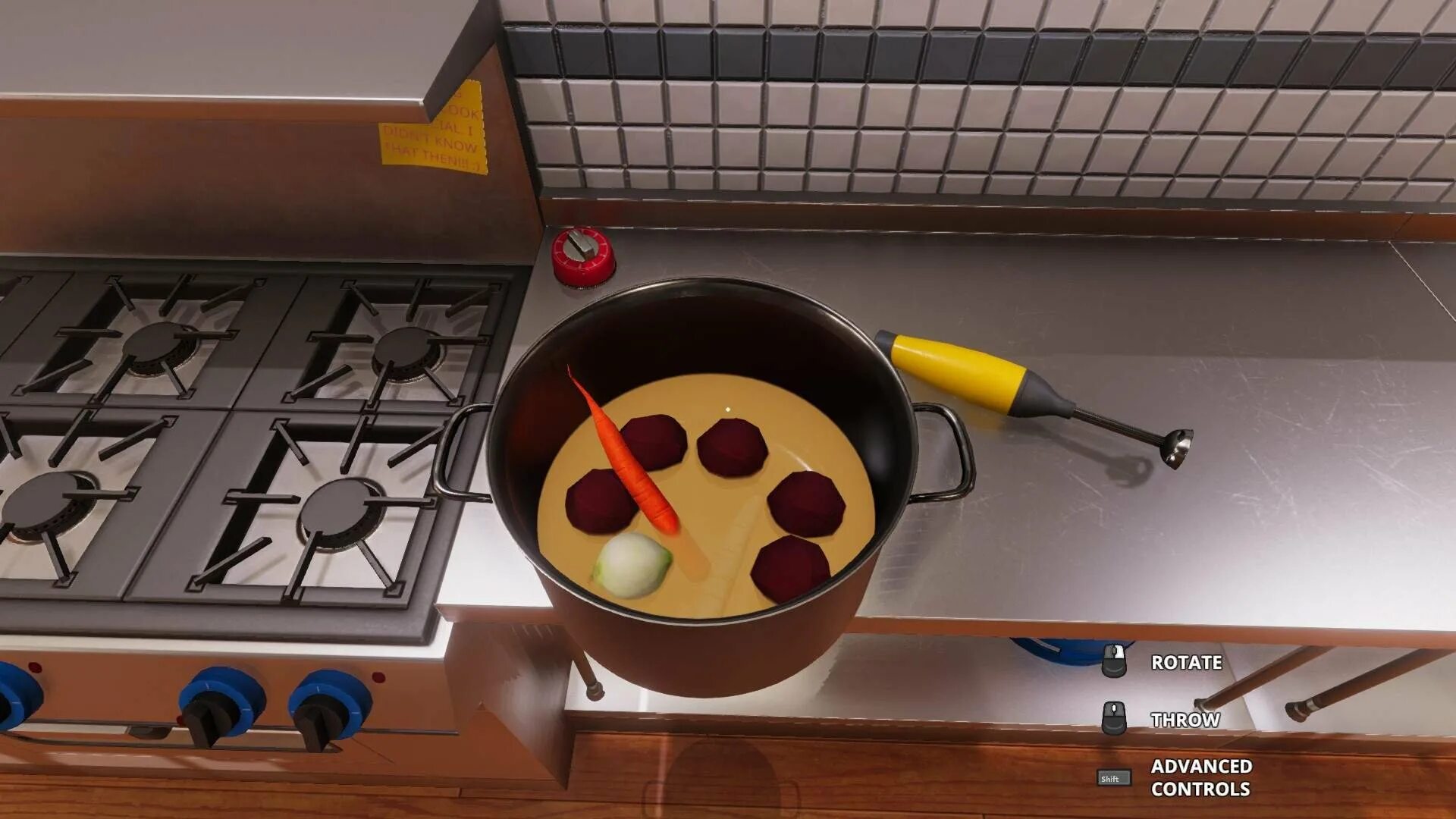 Kitchen simulator