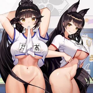 Apparently, Atago is Inumimi Azur Lane.
