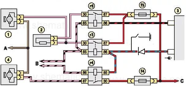 Схема вентиляторов охлаждения Шевроле Нива. Схема проводки вентилятора Шевроле Нива. Электросхема вентиляторов Шевроле Нива. Схема включения вентилятора охлаждения Нива.