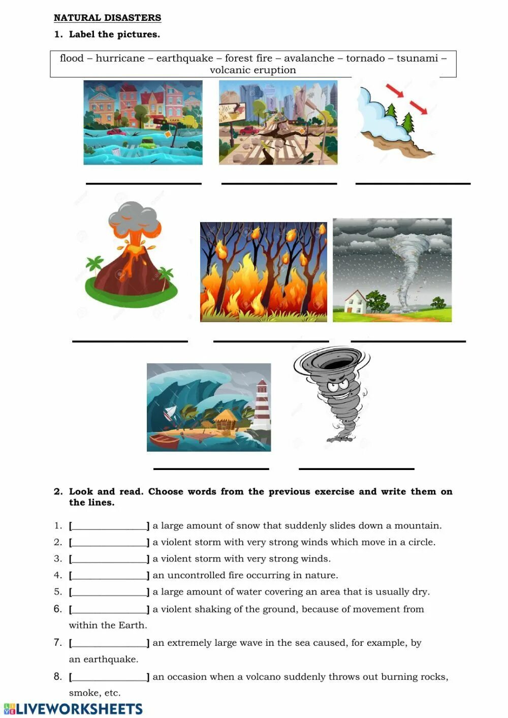 Задания natural disasters. Natural disasters for kids. worksheets стихийные бедствия. natural disasters esl.