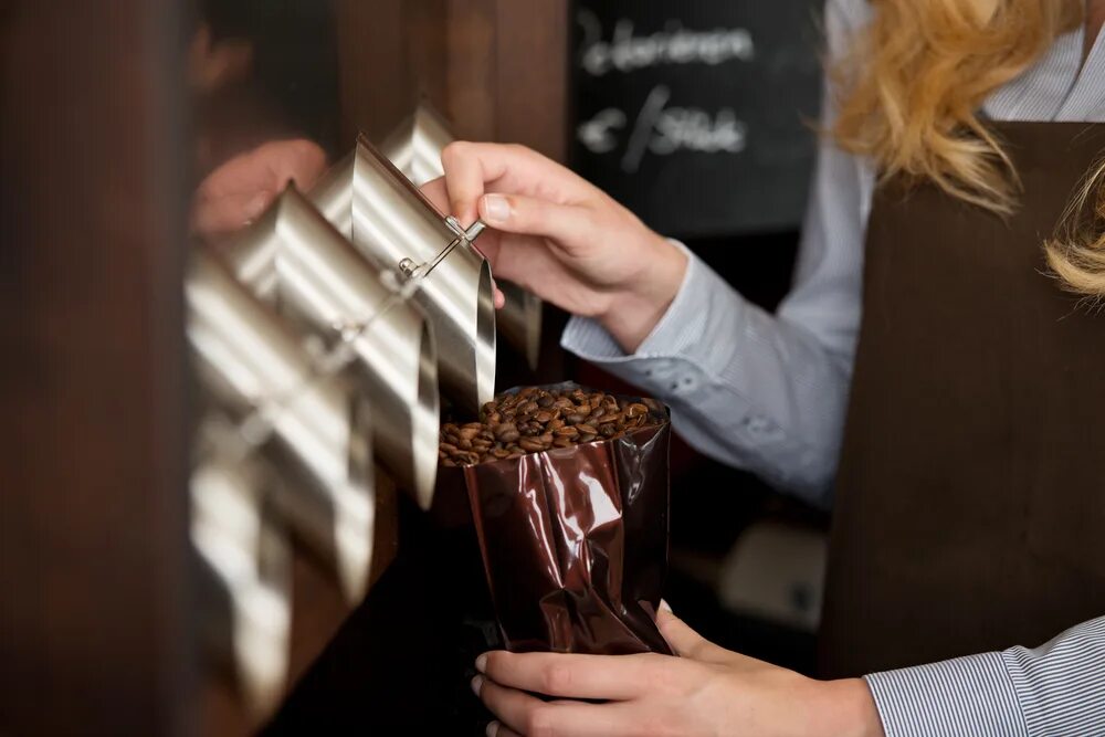 Fill coffee. Fill coffee