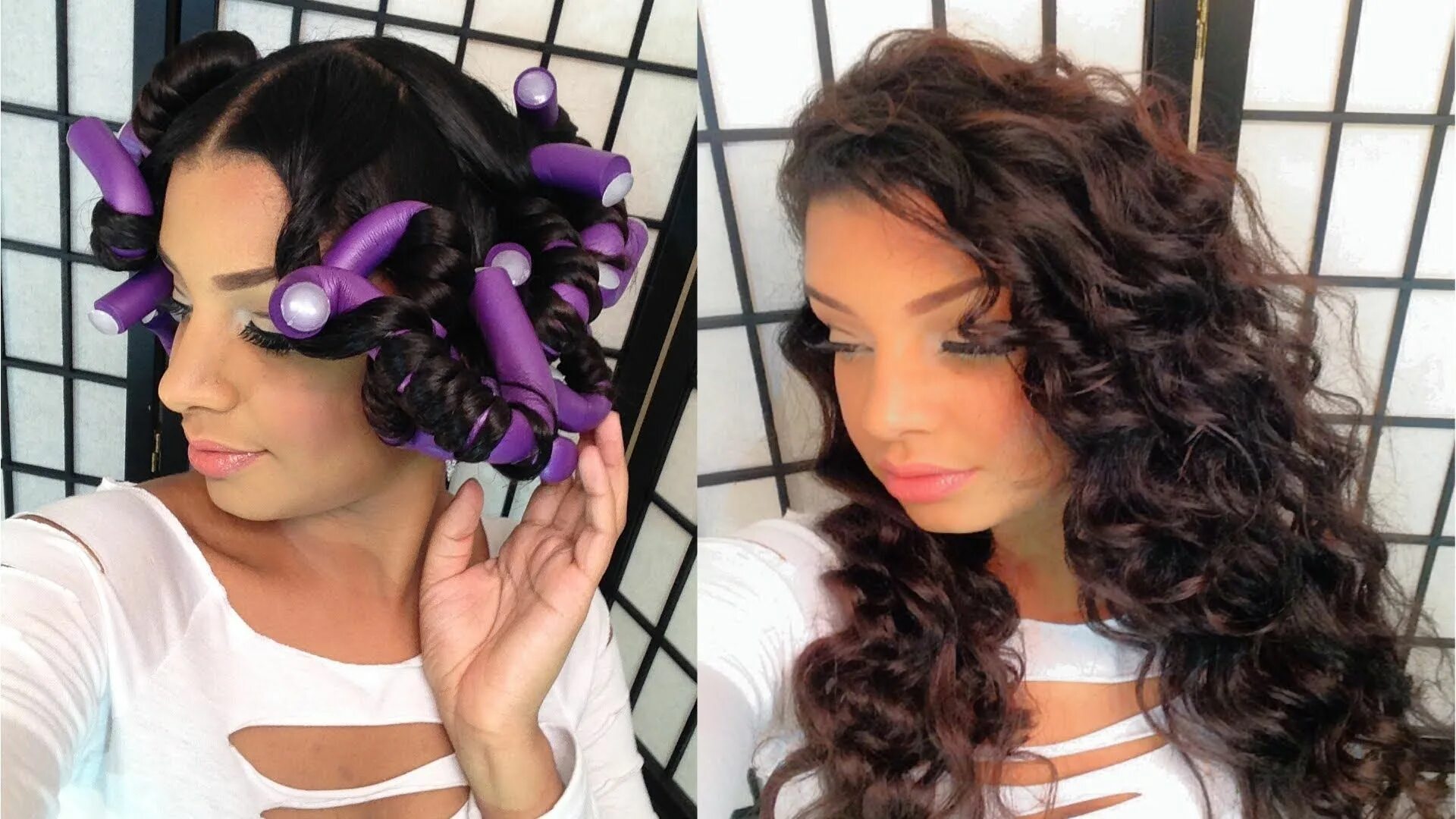 Локоны на волосы видео. Бигуди Flexi Rods. Бигуди для локонов. Крупные бигуди. Бигуди на длинные волосы.