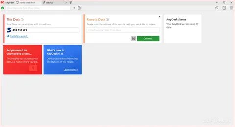 Запросить внесение в белый список anydesk