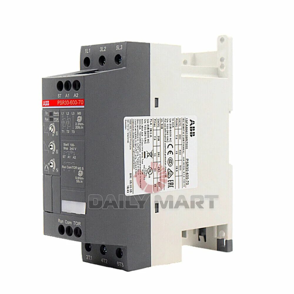 Плавный пуск abb. ABB psr30-600-70. Софтстартер psr30-600-70 15квт 400в ABB 1sfa896109r7000. Софтстартер АББ 30. УПП АВВ PSR.