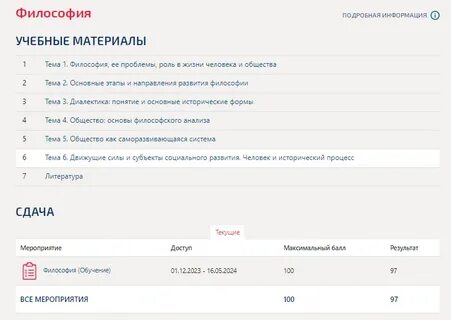Ответы на тесты синергия 3 семестр