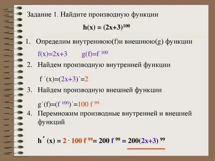 Составьте сложные функции f 3x