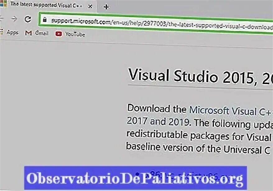 Latest supported visual c downloads