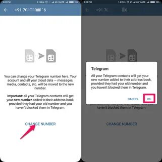 Get phone number from telegram
