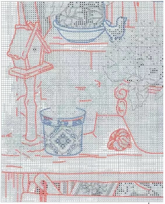 Bits and bobs. Anchor &quot;garden bits and bobs&quot; /садовый хлам. вышивка «garden bits and bobs» схема.