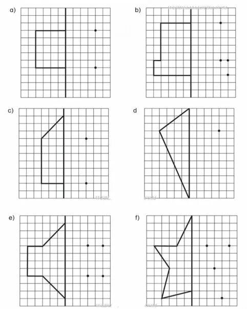 Задания по симметрии. Симметричные рисунки по клеточкам. Дорисовать вторую половину рисунка по клеточкам. Симметричное рисование по клеточкам. Начерти зеркальное отражение для каждого квадрата