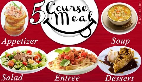 Four course meal