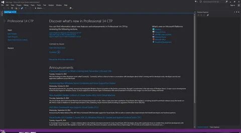 Microsoft visual studio 2013