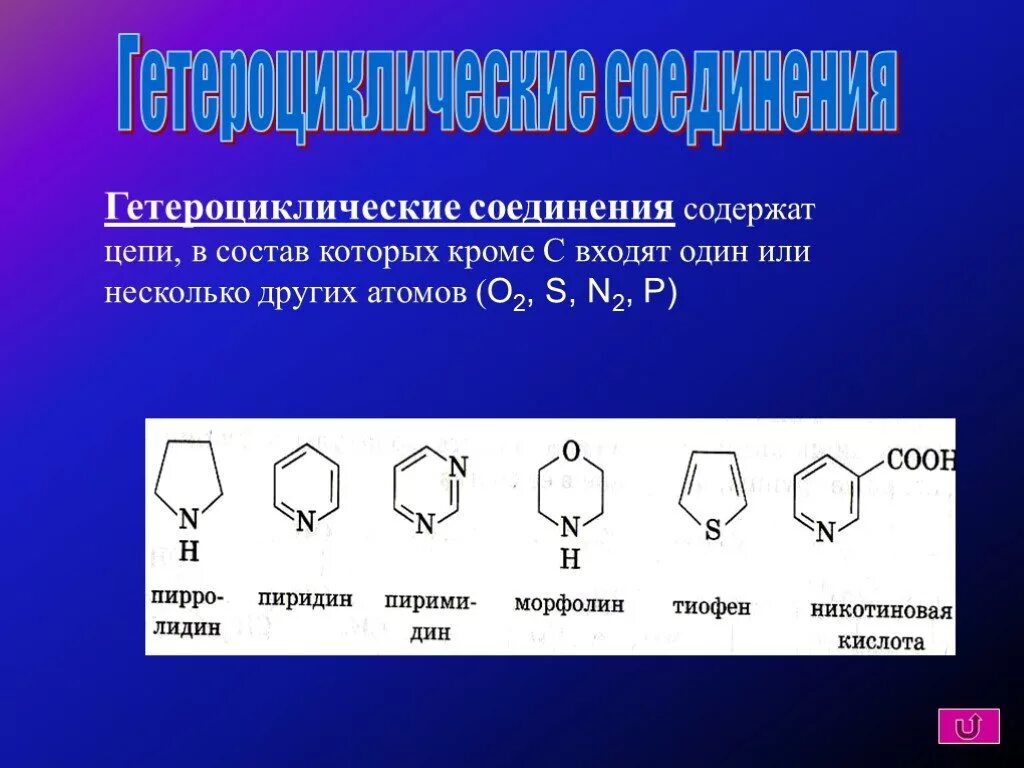 Гетероциклические органические соединения. Гетероциклические гетерофункциональные соединения таблица. Номенклатура гетероциклических шестичленных соединения.. 2 Гетероциклических соединения.