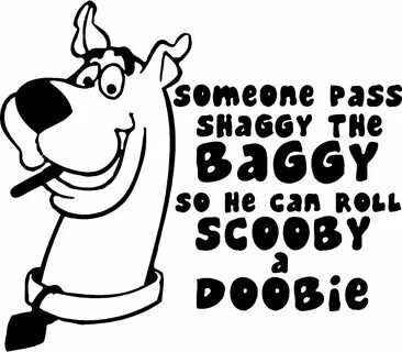 Scooby Dooby Do Sticker (available in several vinyl colors) eBay.