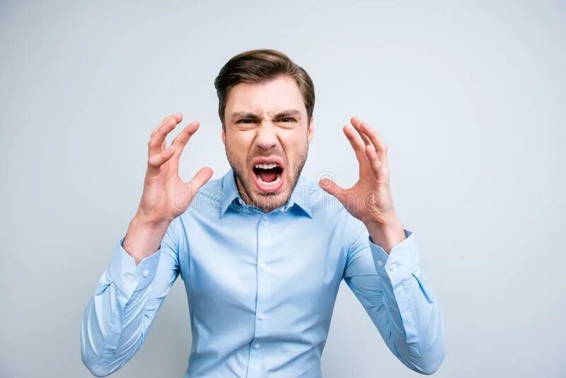 Разные эмоции. Эмоции ведущего. Негативные эмоции. Человек с поднятым кулаком. Эмоции ведущего.