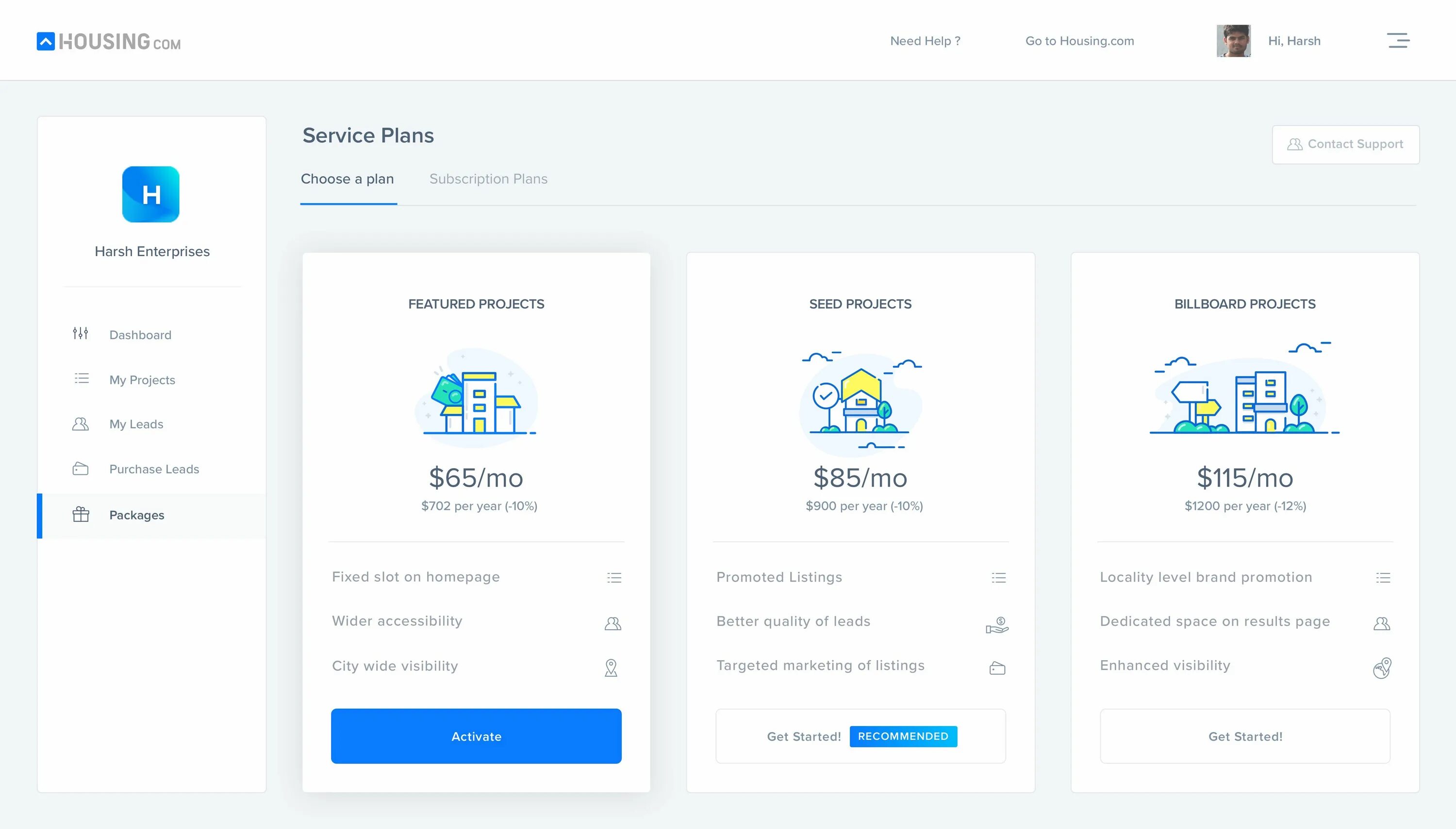 Ui package. Page package.