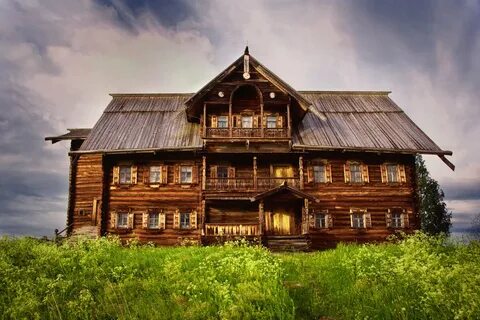 Дома на острове кижи