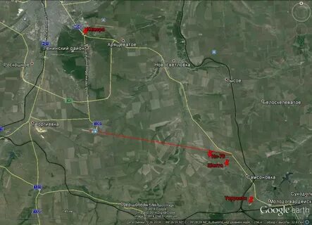 Место падения ил 76 на карте иваново