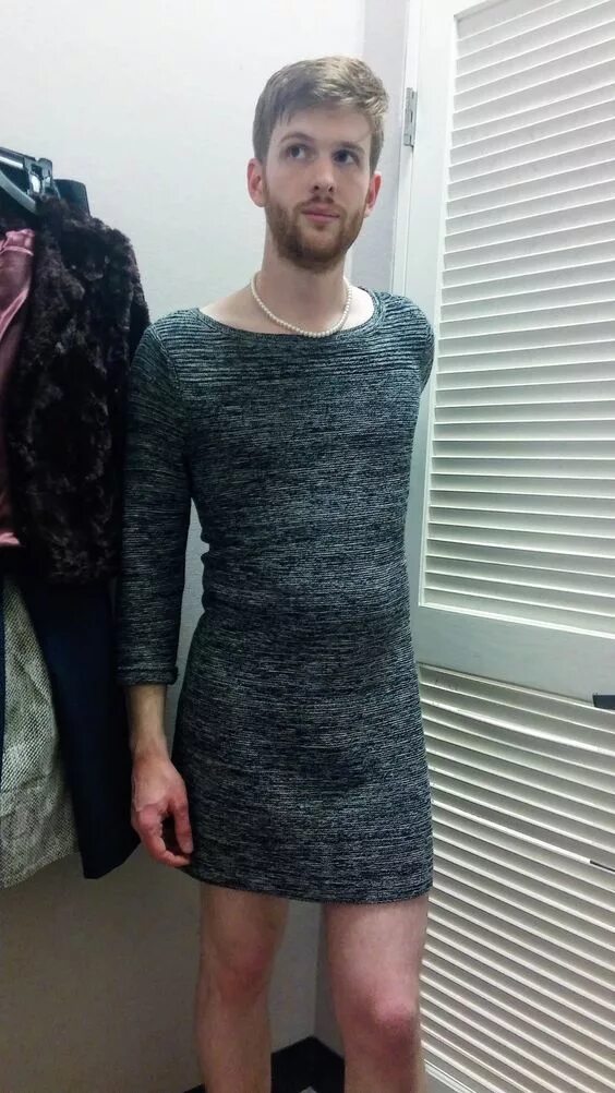 He dressed up