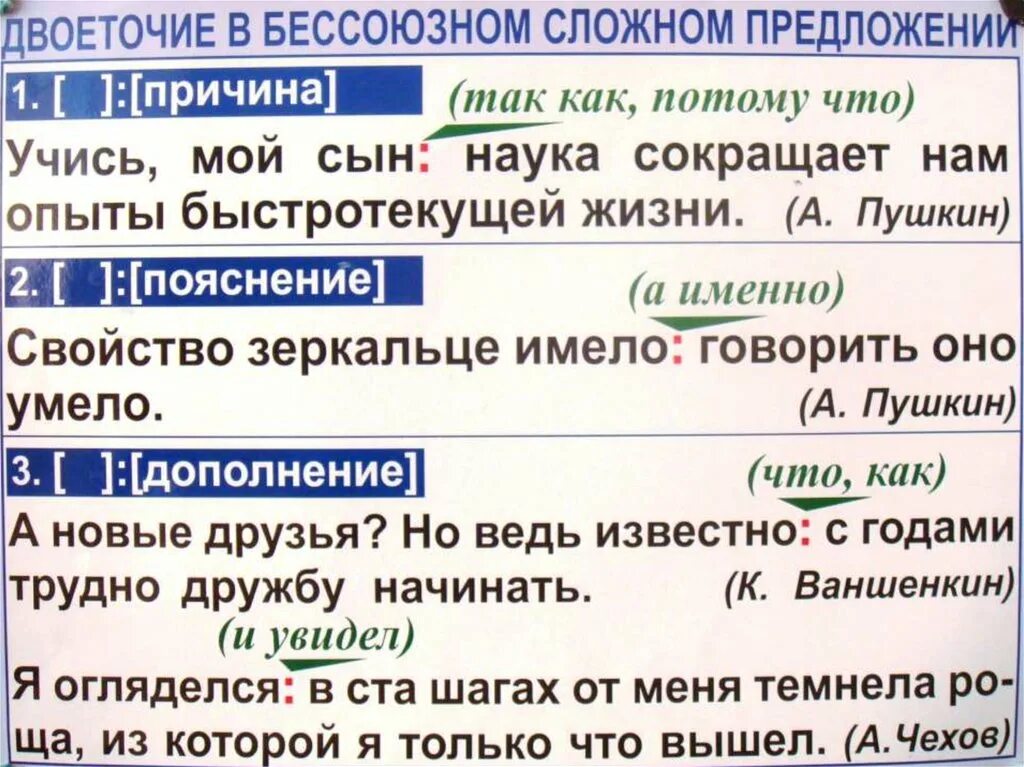 Предложения из произведений с союзами. Двоеточие в предложении. Предложения с двое точеем. Двоеточия в сложном бессоюзном предл. Двоеточие в бессоюзном сложном предложении.