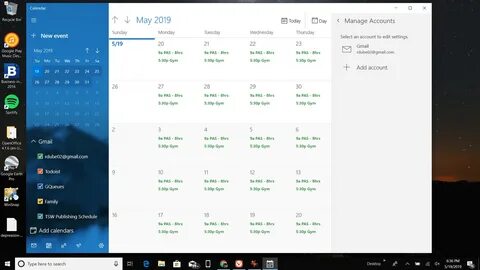 Рабочий календарь для windows
