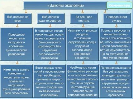 Закон экологического класс