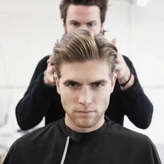 Прическа side part