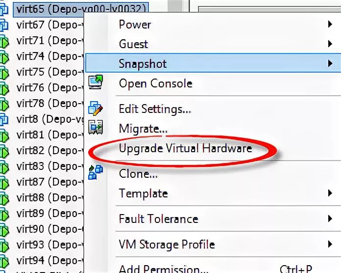 Обновить vm. Обновить vm