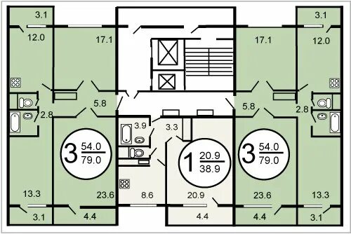 Планировка квартир п46м Продажа трёхкомнатной квартиры Москва, метро Волжская, улица Чистова 12, цена 13