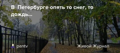 Опять питер