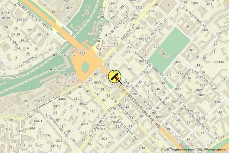 1. метро маяковская магазины рядом. тверской ямской переулок дом 10. 2/11, стр. 1 тверская ямская 8 на карте москвы.