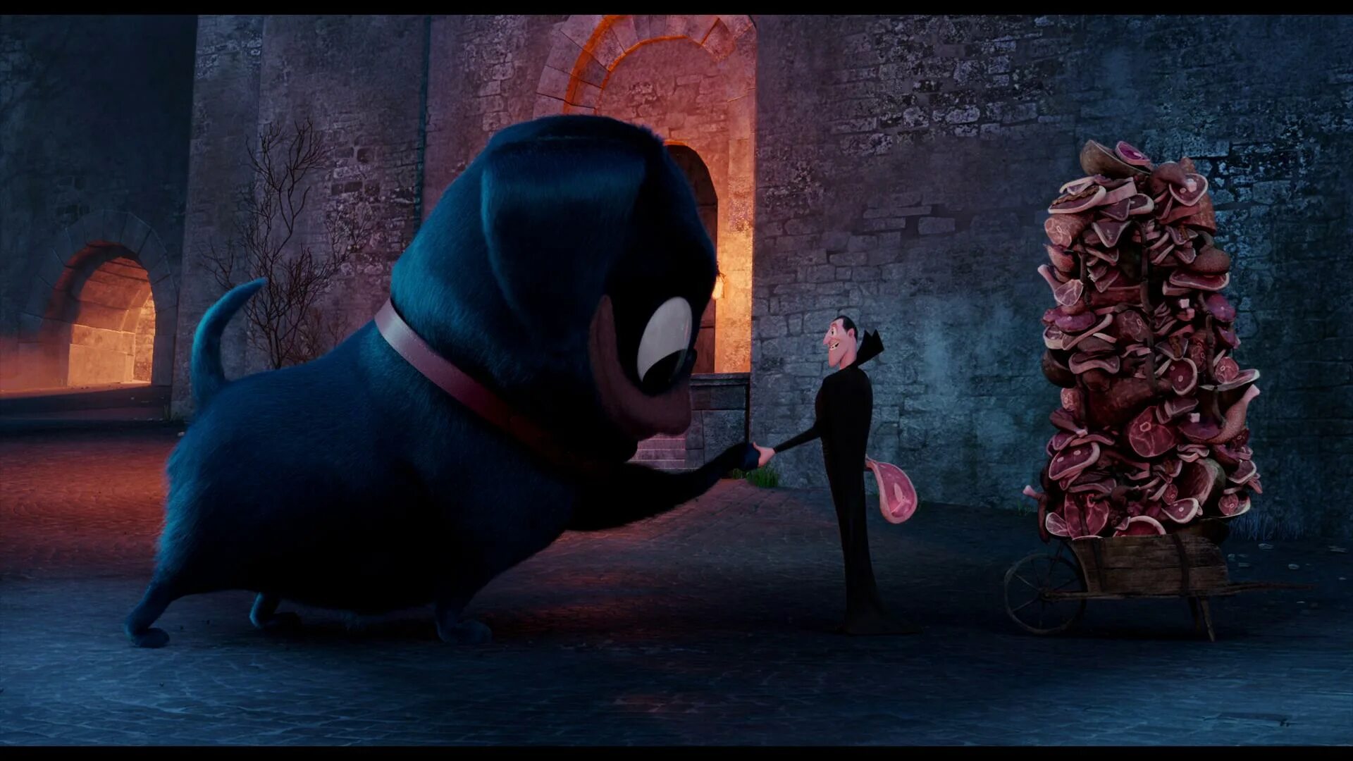 Монстры на каникулах 3 песик. Мультфильм отель трансильвания собака. Монстры на каникулах пёсик мультфильм 2017. Песик в отель трансильвания. Монстры на каникулах песик.